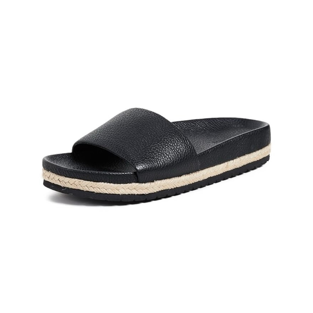 Vince womens leather Aurelia Flat Sandal